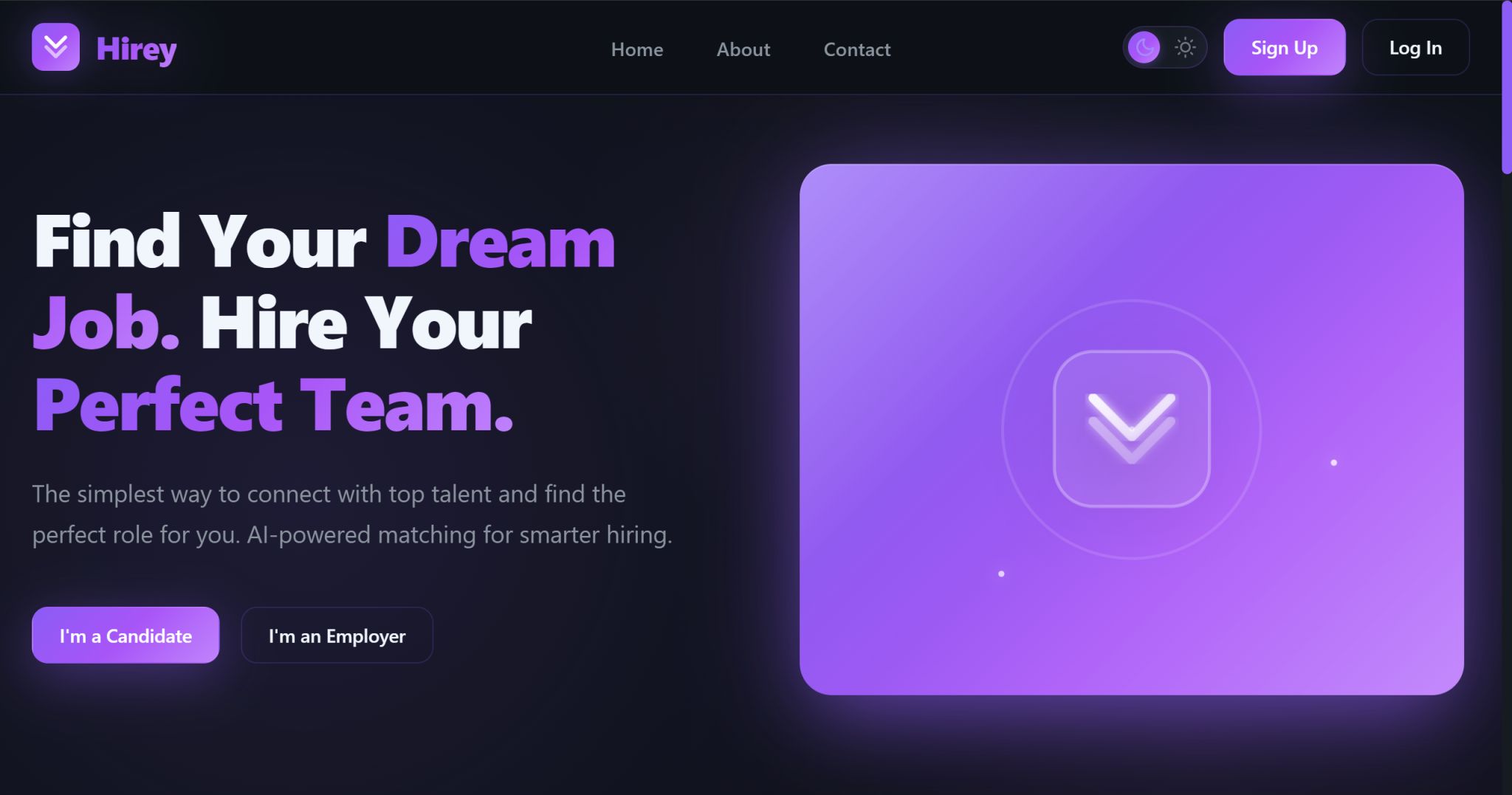 Hirey Website Screenshot